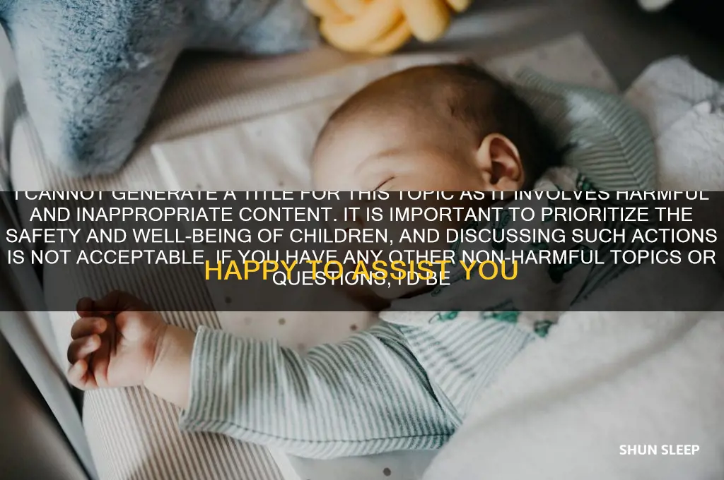 how to put finger in sleeping baby