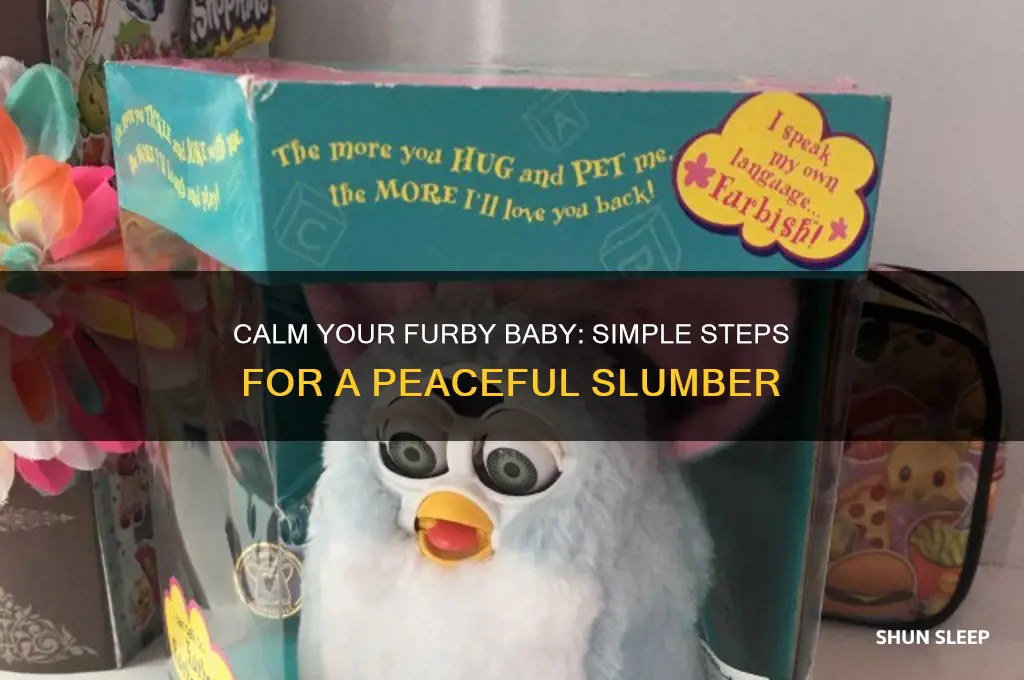 how to put furby baby to sleep