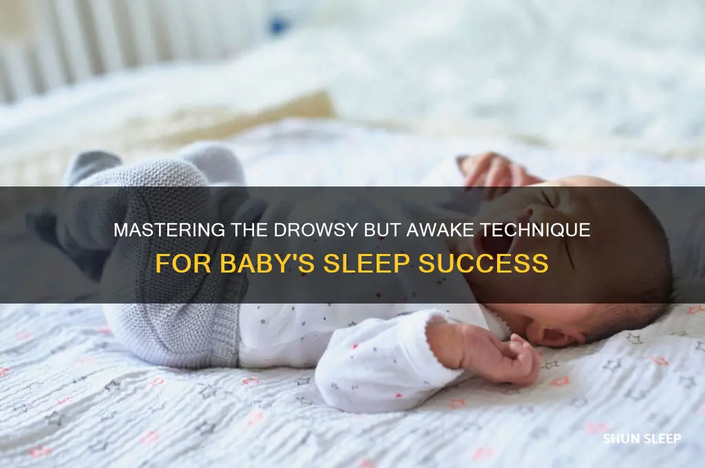 how to put your baby to sleep drowsy but awake