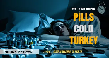Quitting Sleeping Pills: Cold Turkey Method