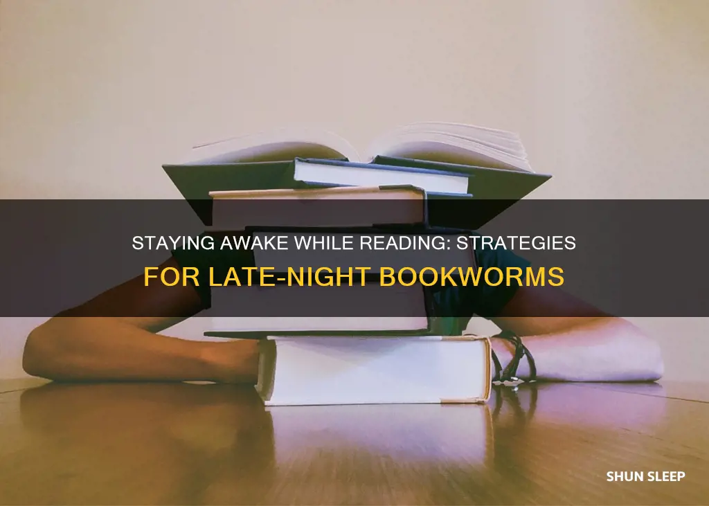 how to read a book without sleeping