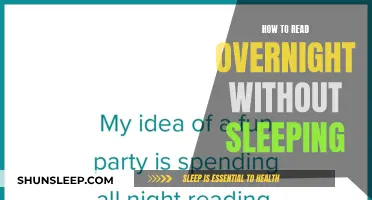 Staying Up All Night: Strategies for Reading Without Sleep