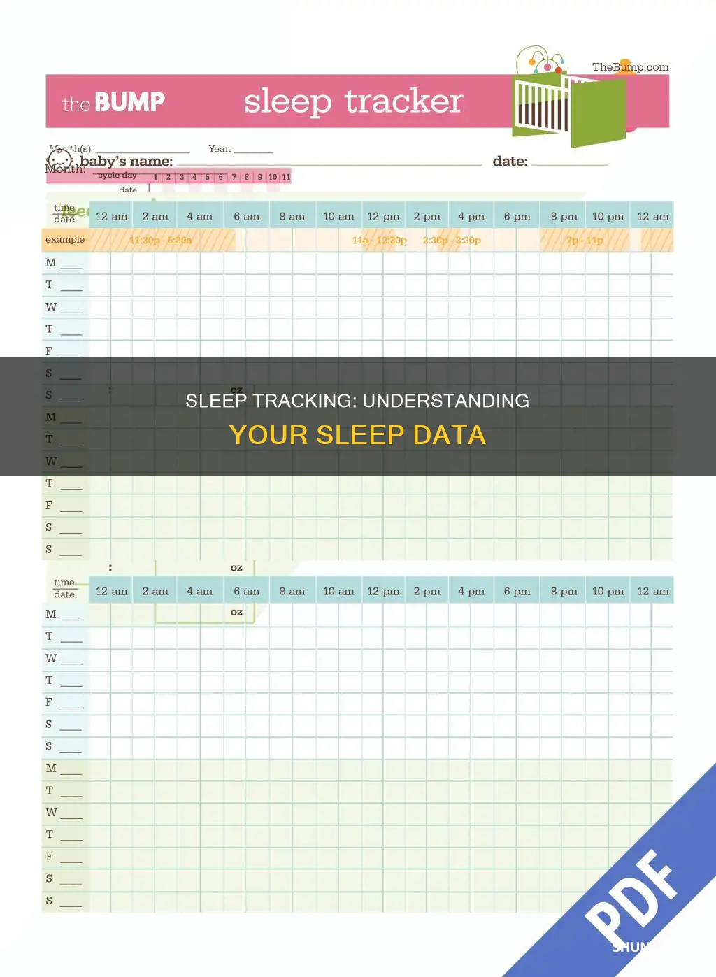 how to read sleep tracker