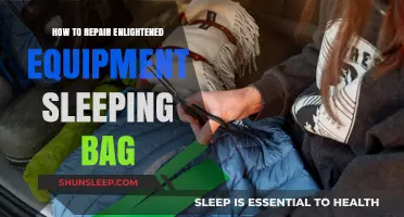 Mending Your Enlightened Equipment Sleeping Bag
