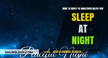 Mastering the Art of Responding to 'Whatever Helps You Sleep at Night