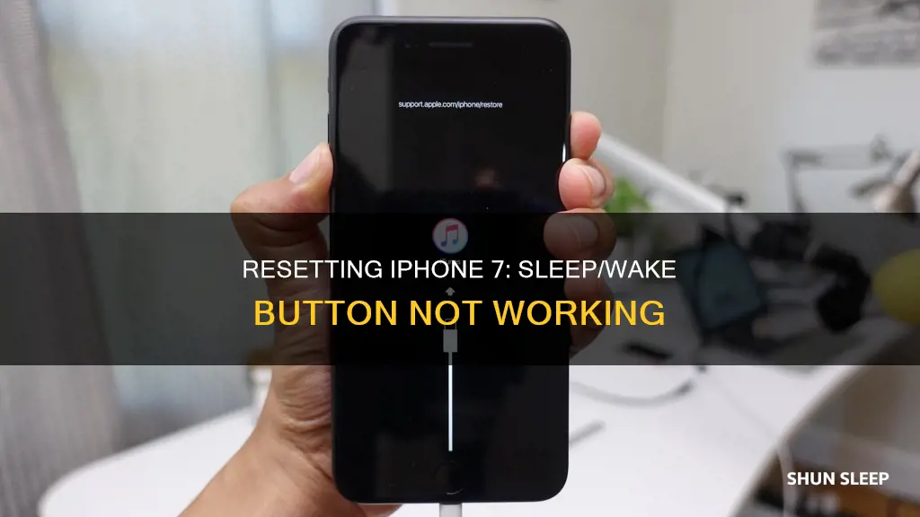 how to reset iphone 7 when sleep wake button broken