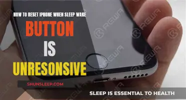 Fixing an Unresponsive Sleep/Wake Button: Resetting Your iPhone