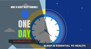 Resetting Sleep: One-Day Schedule Makeover