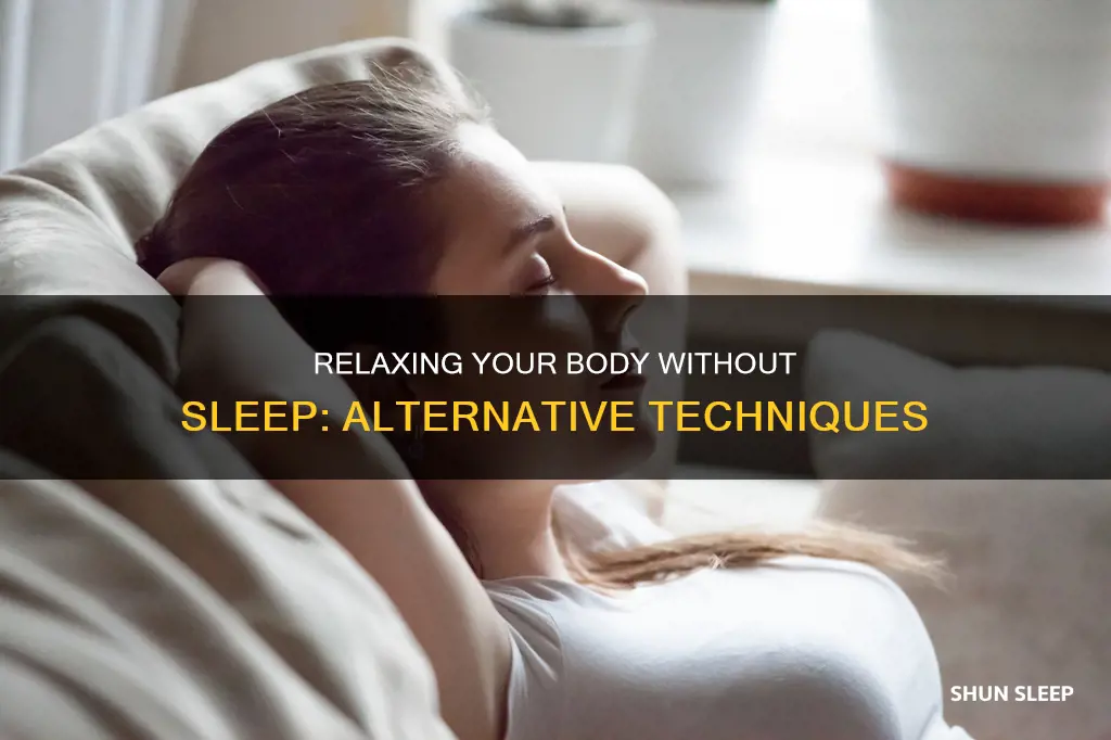 how to rest body without sleeping