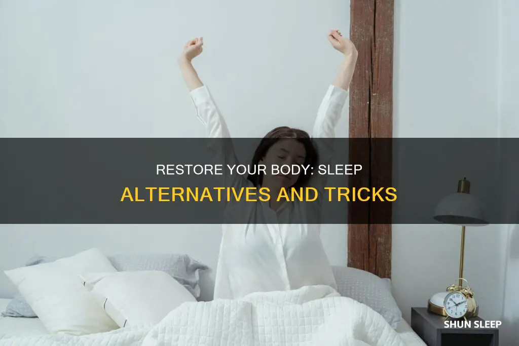 how to restore the body without sleep