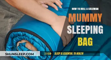 Rolling a Coleman Mummy Sleeping Bag: Tips and Tricks