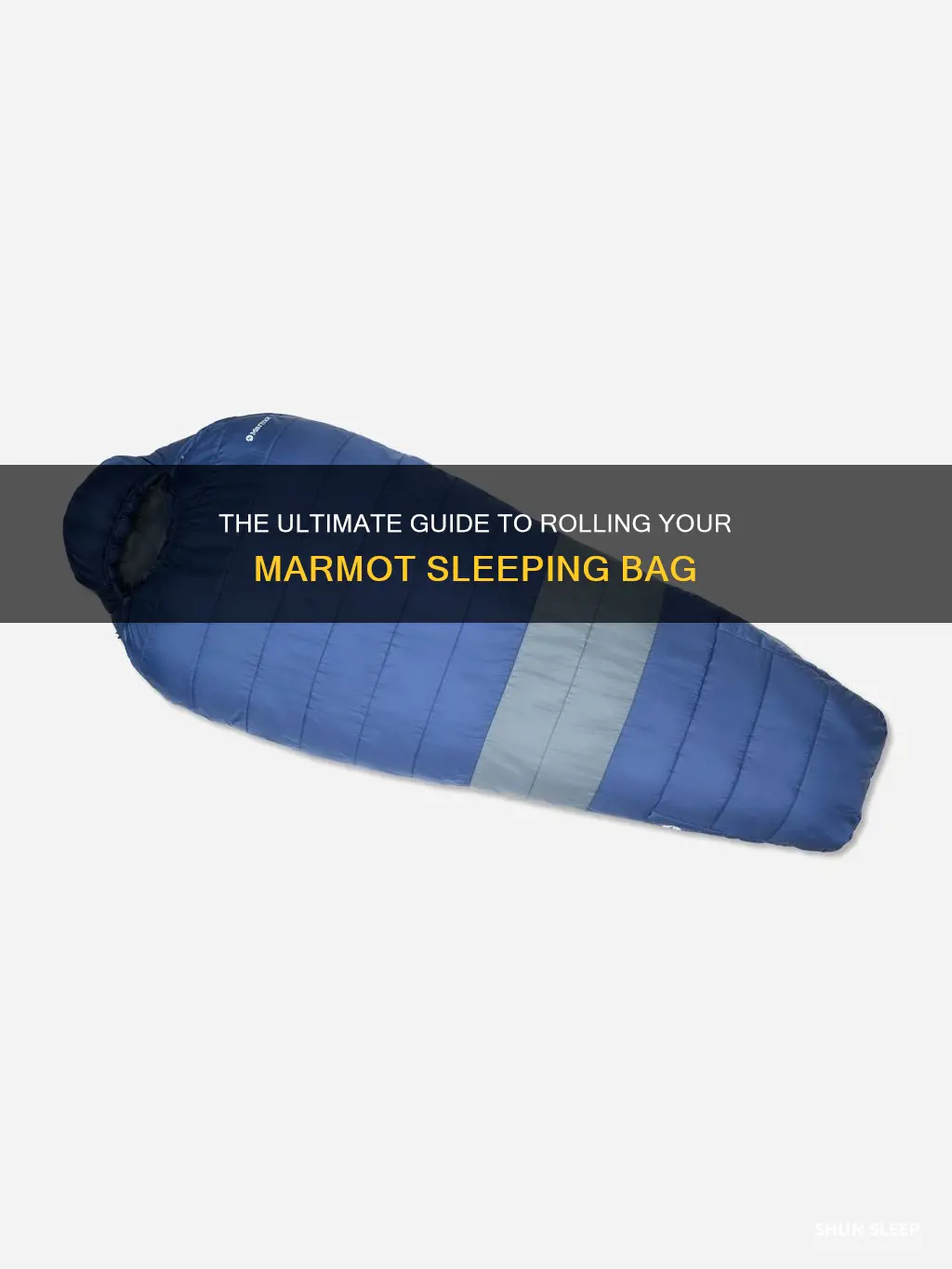 how to roll a marmot sleeping bag