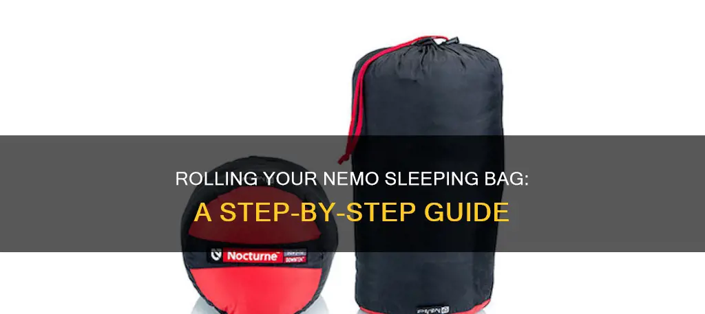 how to roll a nemo sleeping bag