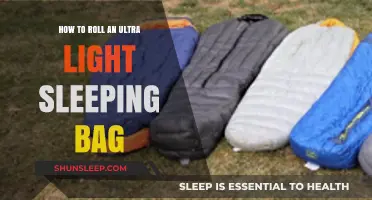 Mastering the Art of Rolling Ultra-Light Sleeping Bags