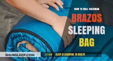 Rolling the Coleman Brazos Sleeping Bag: A Step-by-Step Guide