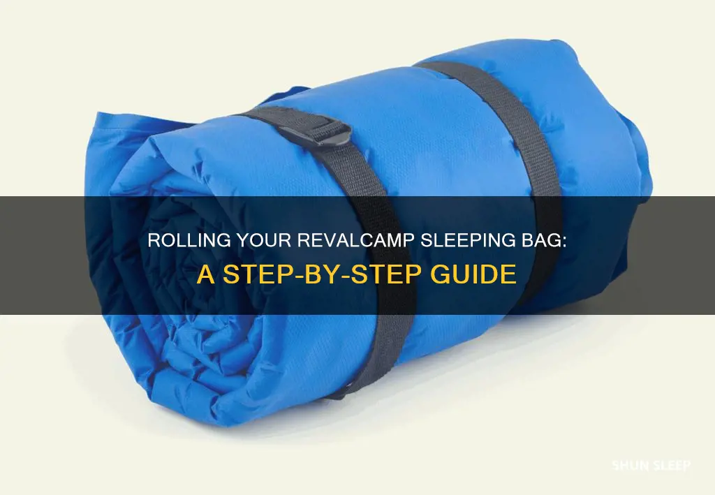 how to roll revalcamp sleeping bag