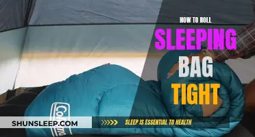 Rolling a Sleeping Bag: Tight and Compact