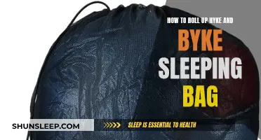 Hyke & Byke Sleeping Bag: Rolling it Right