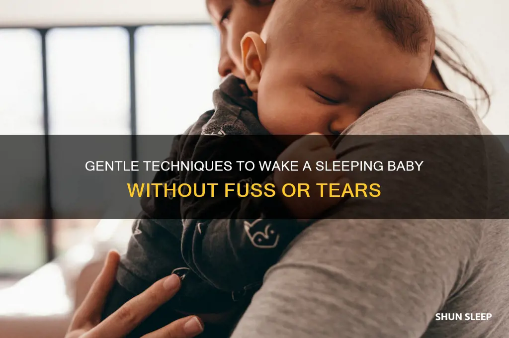how to rouse a sleeping baby