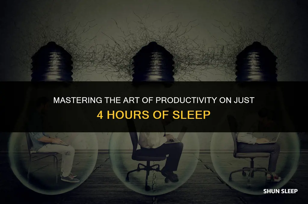 how to run on 4 hours of sleep