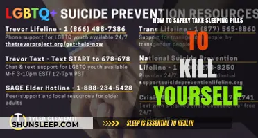 Safely Using Sleeping Pills: Suicide Prevention