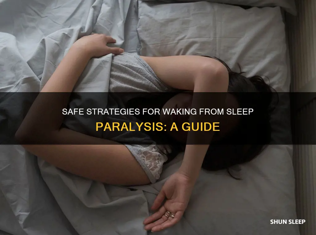 how to safely wake someone from sleep paralysis