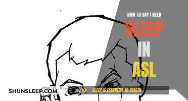 Mastering "I Need Sleep" in ASL: A Quick Guide