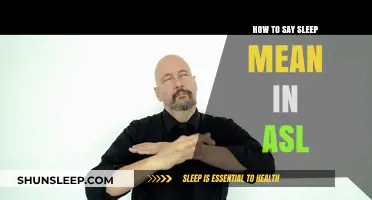 Mastering the Art of Signing "Sleep" in ASL
