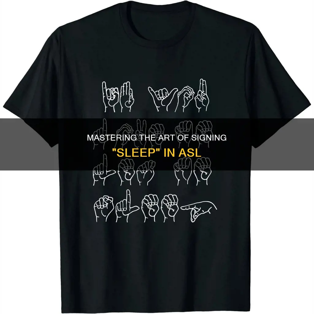 how to say sleep mean in asl