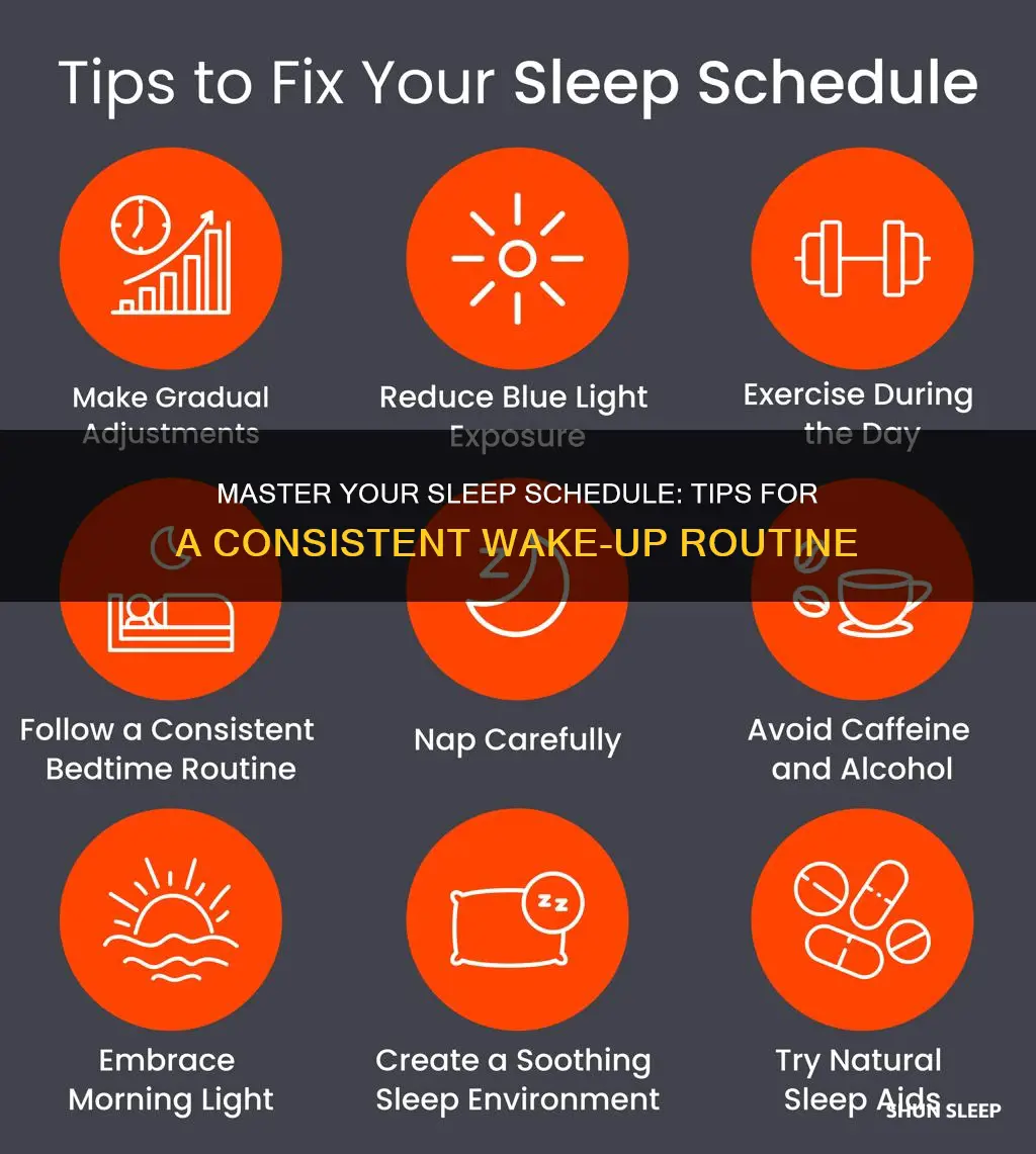 how to schedule a sleep and wake