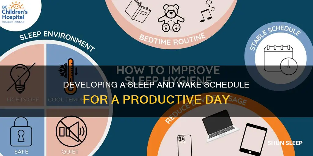 how to schedule a sleep and wake