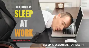 Sleep at Work: Strategies for Secret Snoozing on the Job