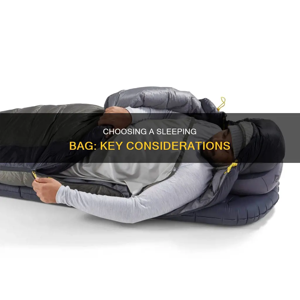 how to select sleeping bag