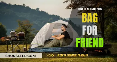 Setting Up a Sleeping Bag: Hosting Your Friend's Adventure