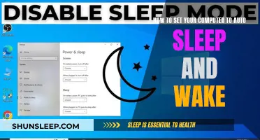 Master Your Machine: Auto Sleep and Wake Settings Explained