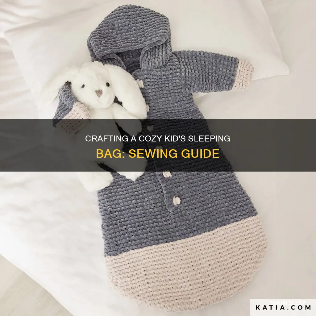 how to sew a childs sleeping bag