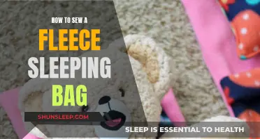 Crafting a Cozy Fleece Sleeping Bag