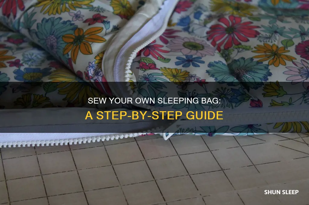 how to sew a sleeping bag