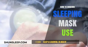 Shiseido Sleeping Mask: Application Techniques and Benefits