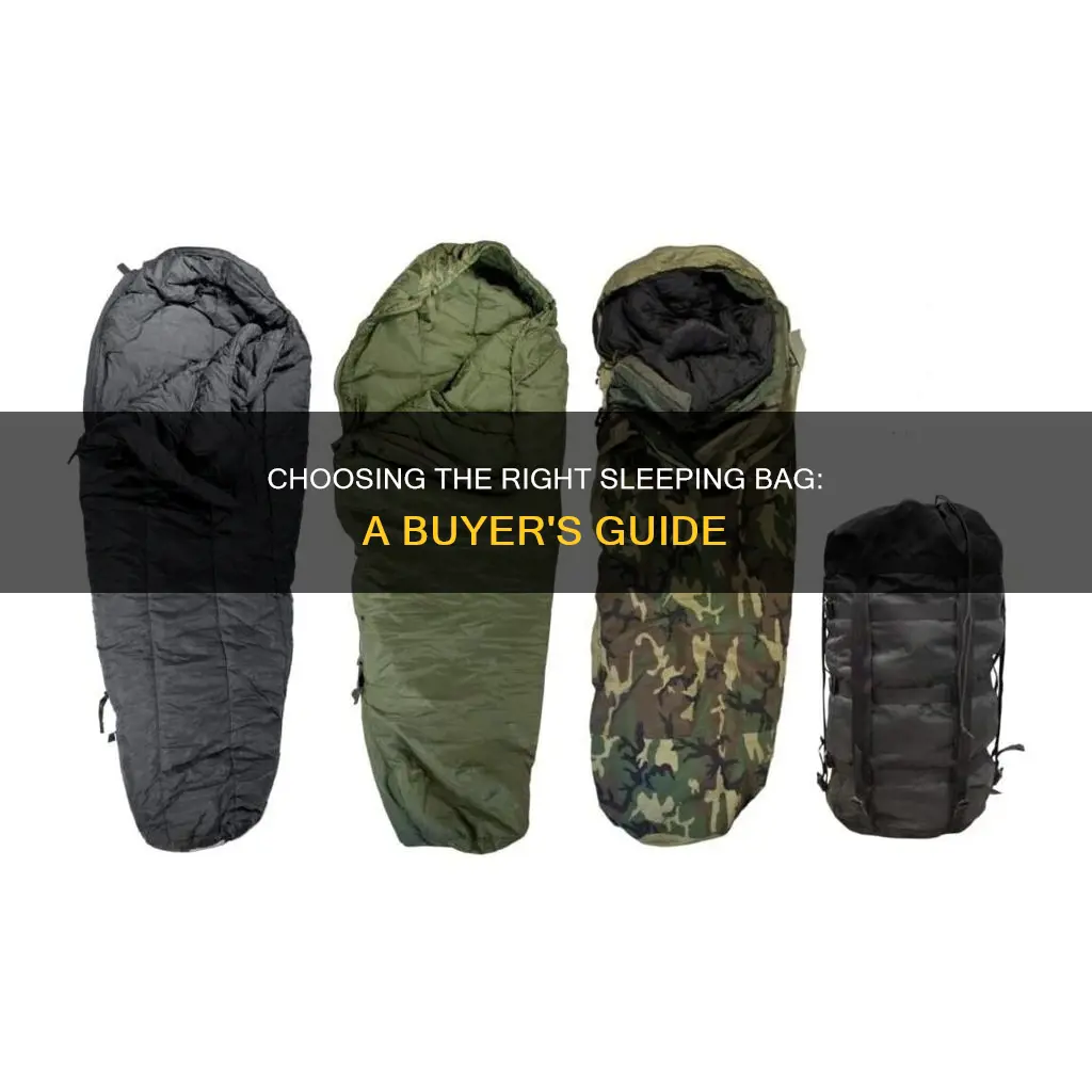 how to shop for a sleeping bag