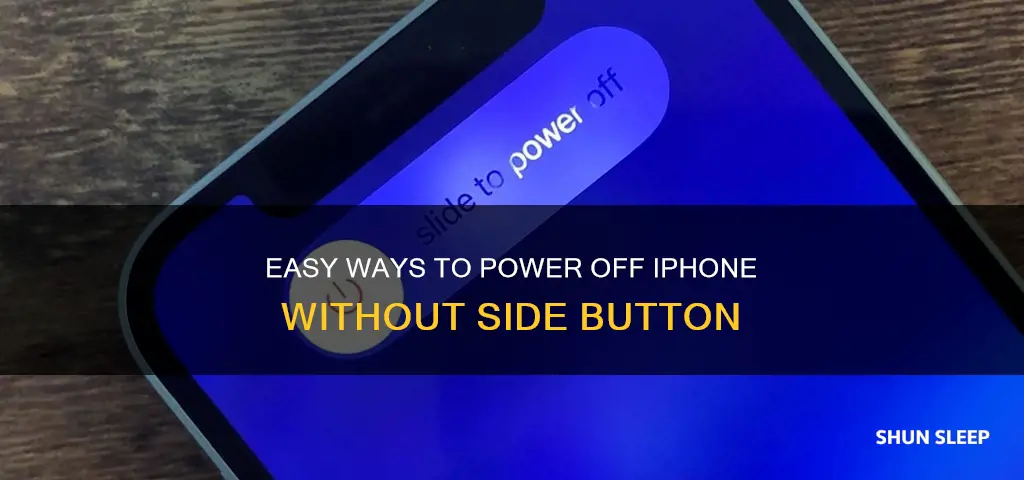 how to shut down iphone without sleep button