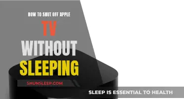 Turn Off Apple TV Without Sleep Mode: A Guide