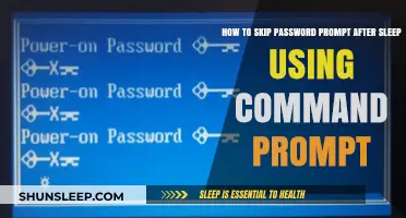 Bypass Password Prompt Post-Sleep Mode with Command Prompt
