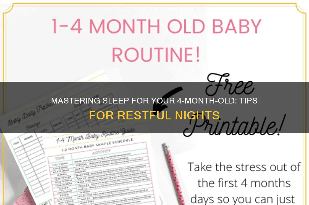how to sleep 4 month old baby