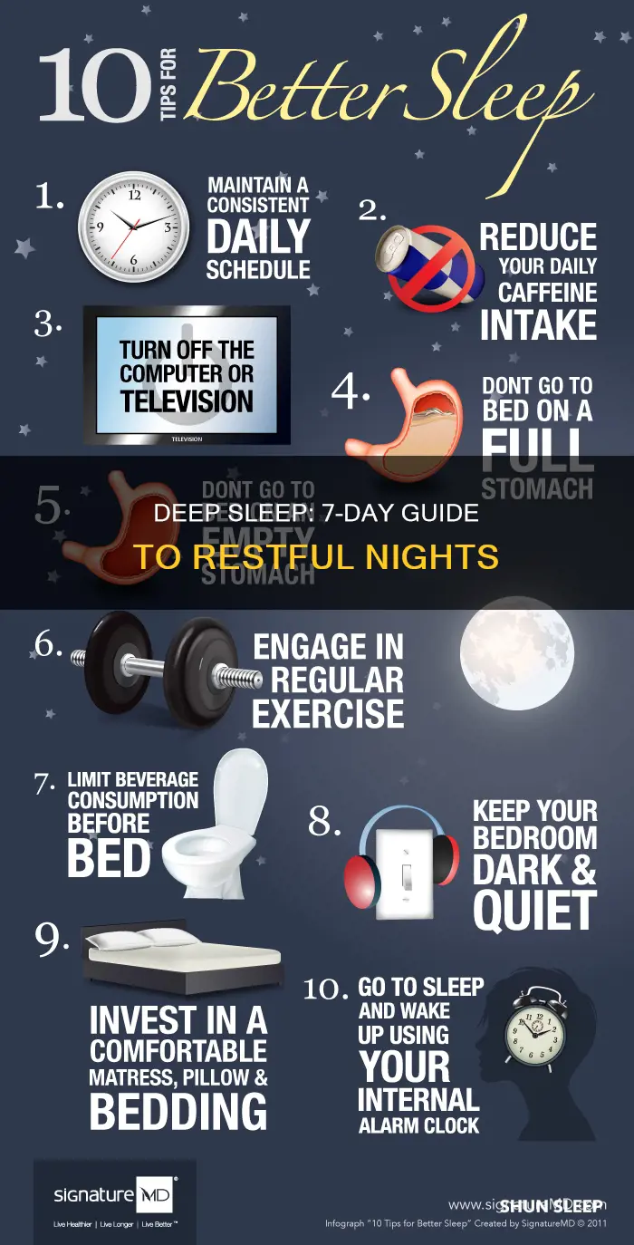 how to sleep 7 days