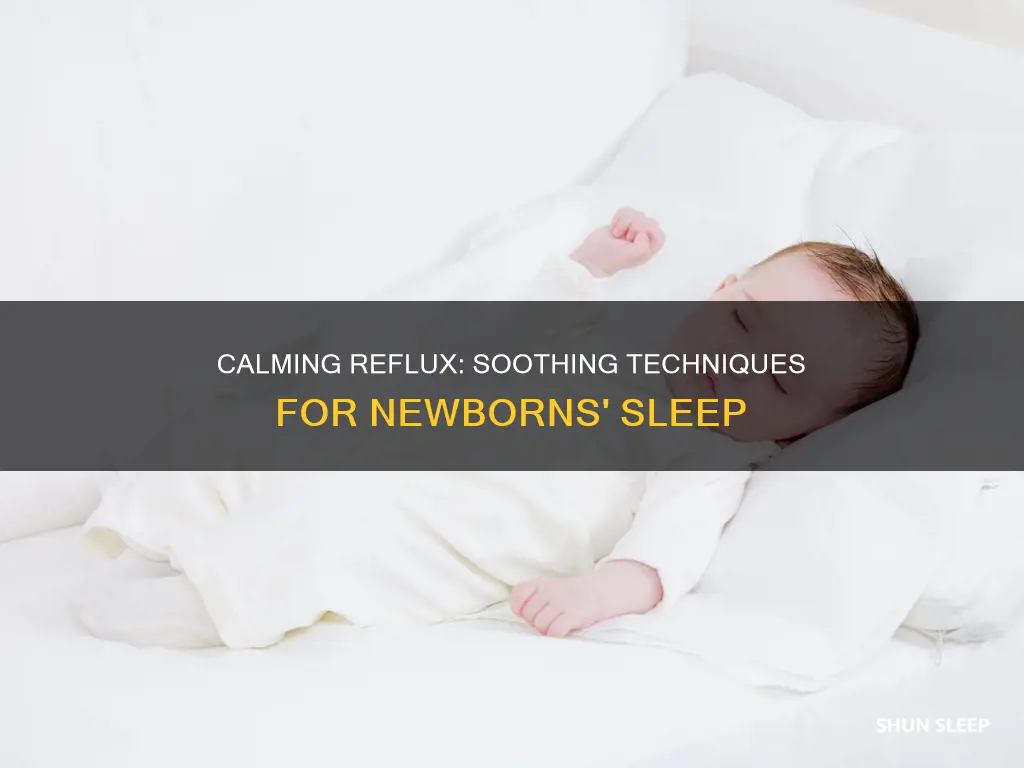 how to sleep a newborn with reflux