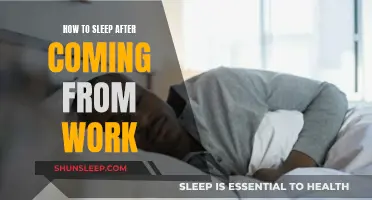 Winding Down: Strategies for Post-Work Zzzs