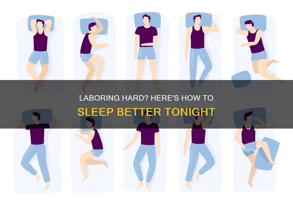 how to sleep after day of laboring
