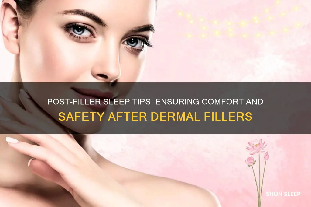 how to sleep after getting fillers