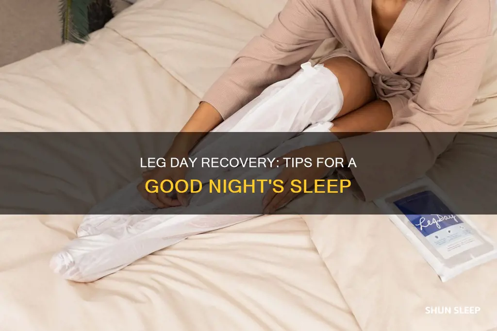 how to sleep after leg day